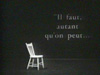 A Chairy Tale, Norman McLaren